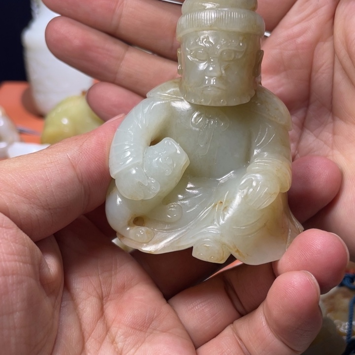 和田玉挂件未镶嵌大*