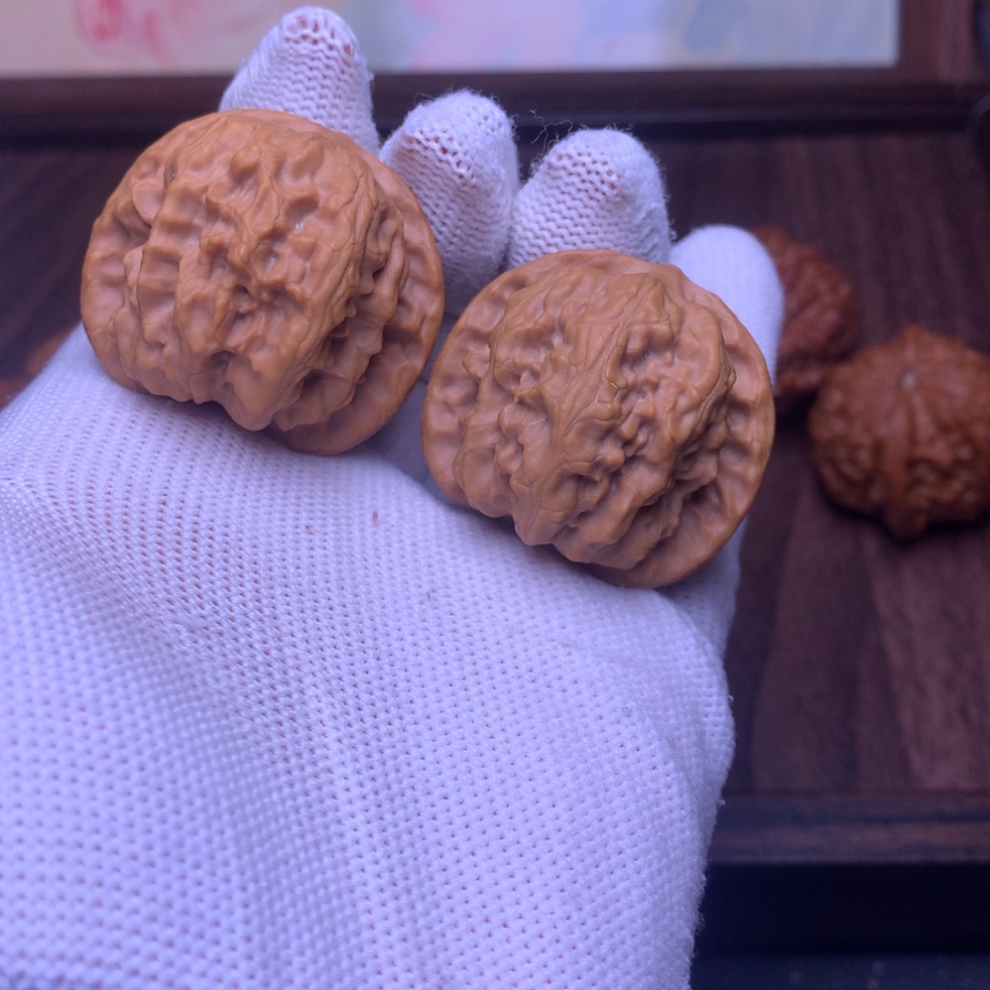 文玩核桃把件37野狼