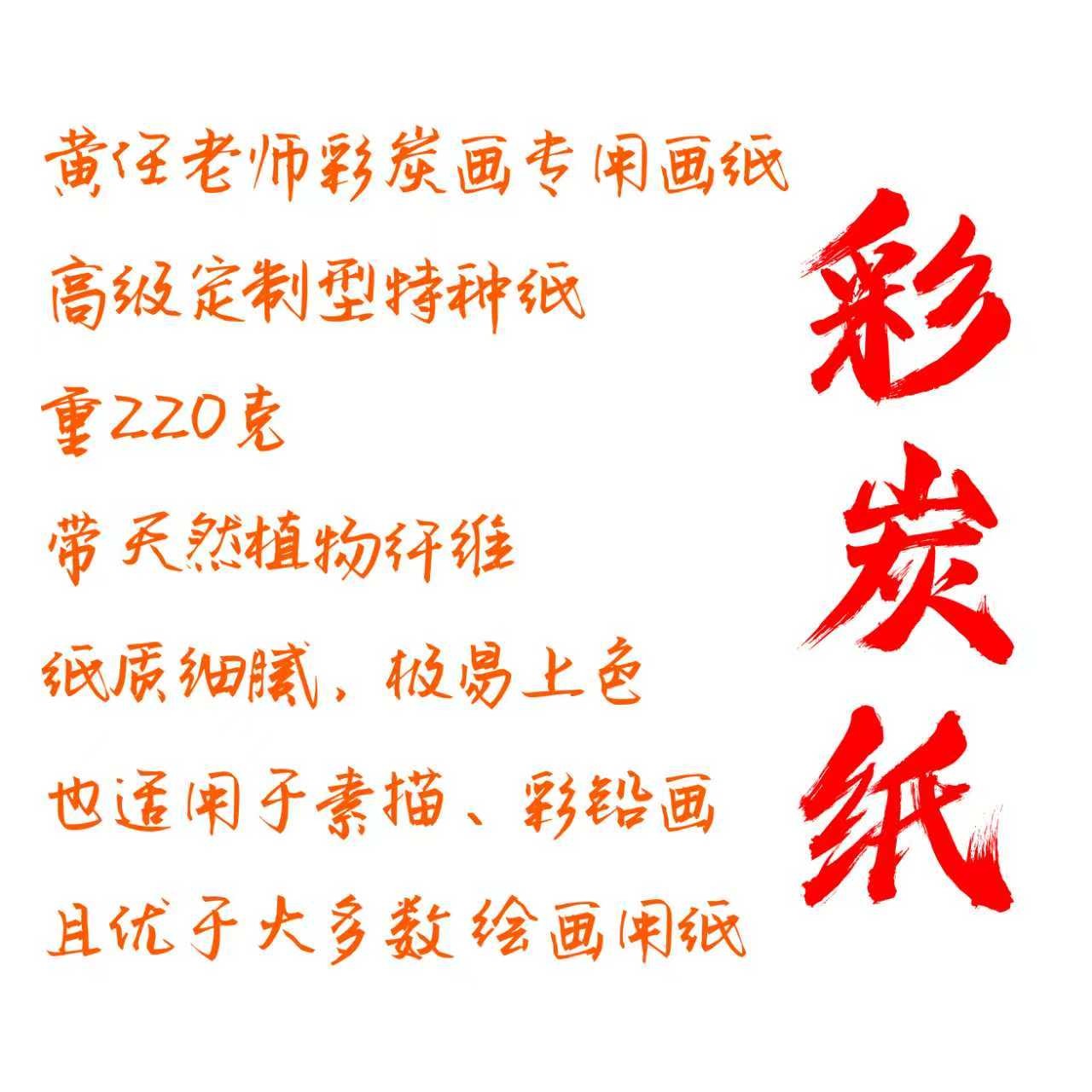 PEOSINE（白色/浅棕）220克特种画纸彩炭/马克笔/素描/8K4K专用绘画