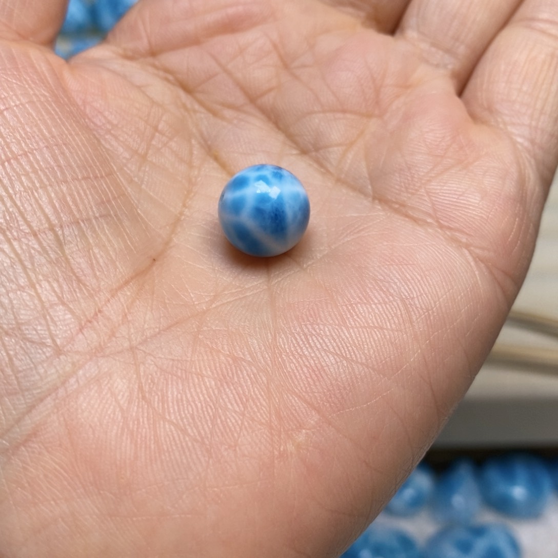 针钠钙石（海纹石）颈饰未镶嵌大*