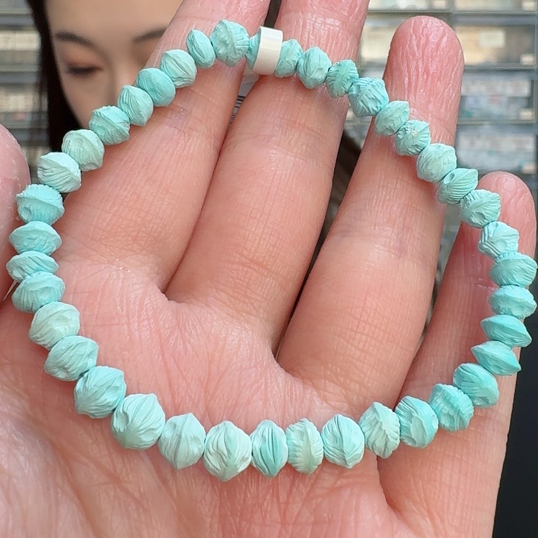 绿松石珠宝奇石未镶嵌