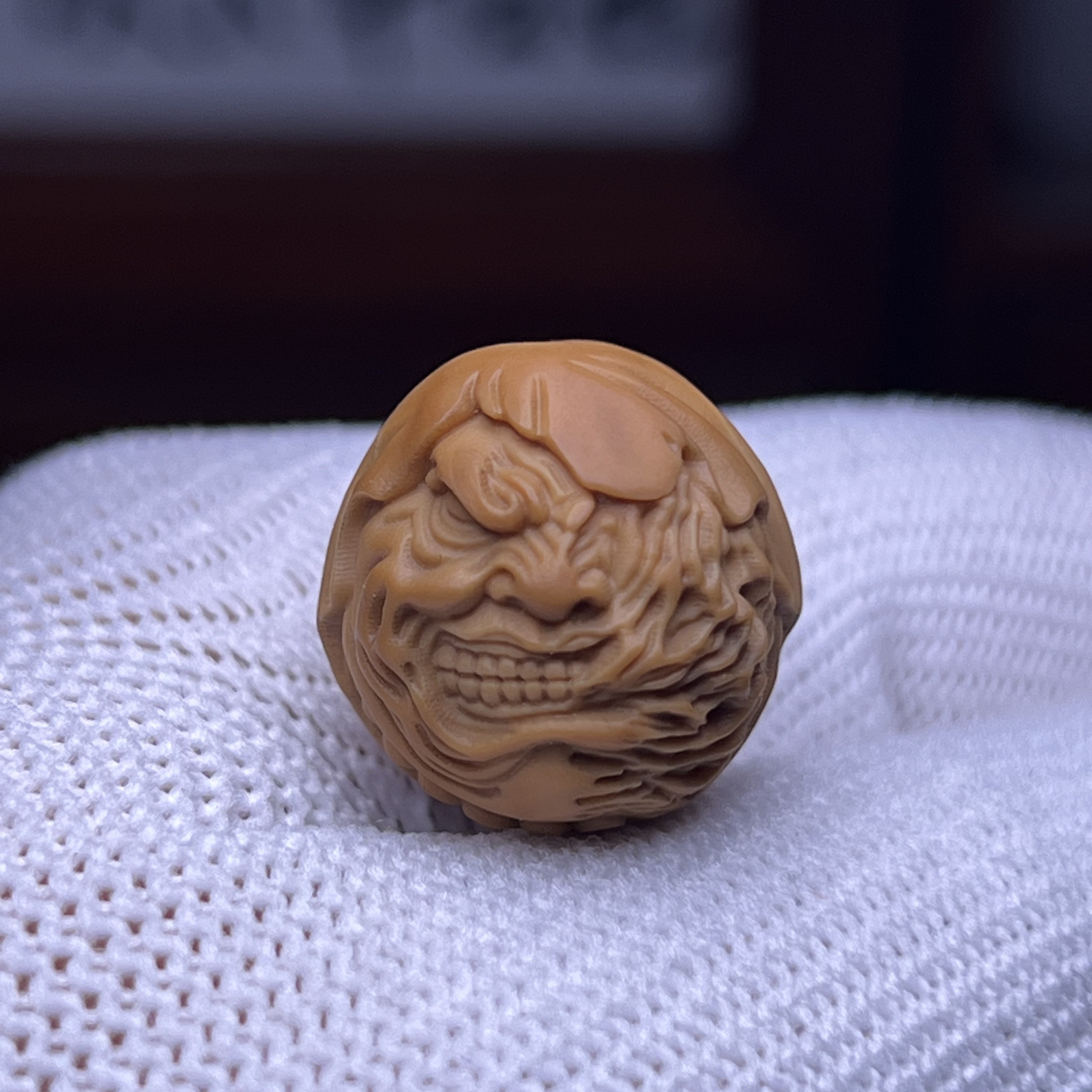 『精工披风妖僧』17-18左右尺寸猴头核桃配饰挂件全品有正常封口线