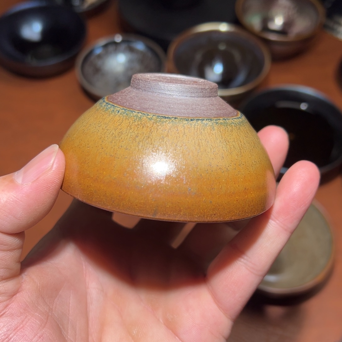 茶盏柴烧主人杯建窑建盏茶盏