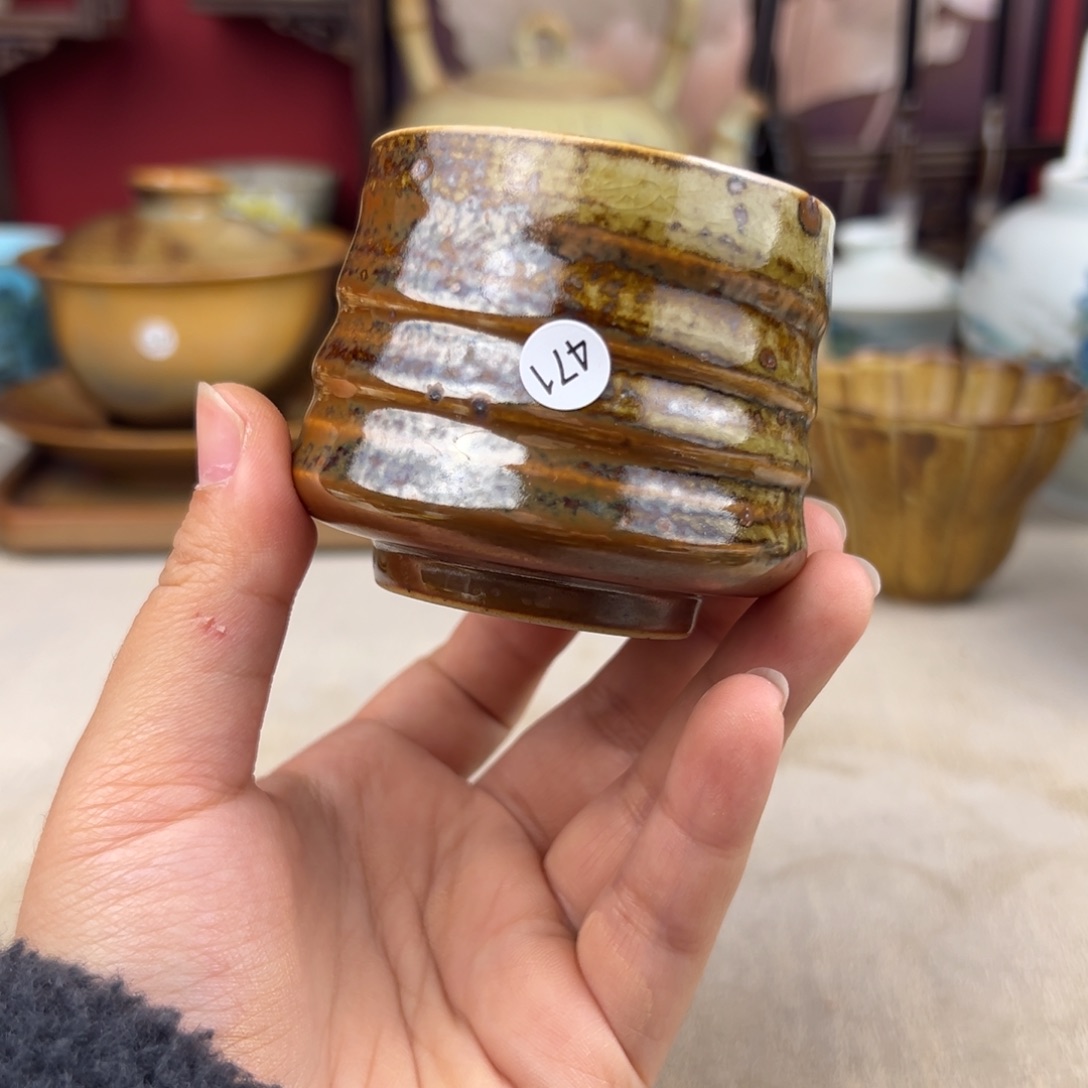 杯纯手工柴烧主人杯