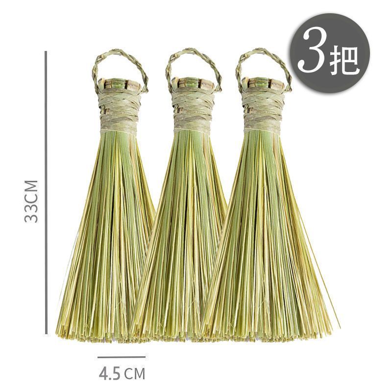手工全竹竹刷把3把