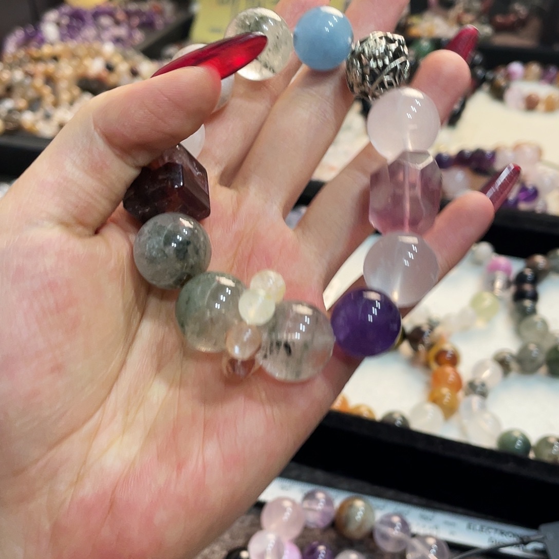 未镶嵌手链水晶多宝