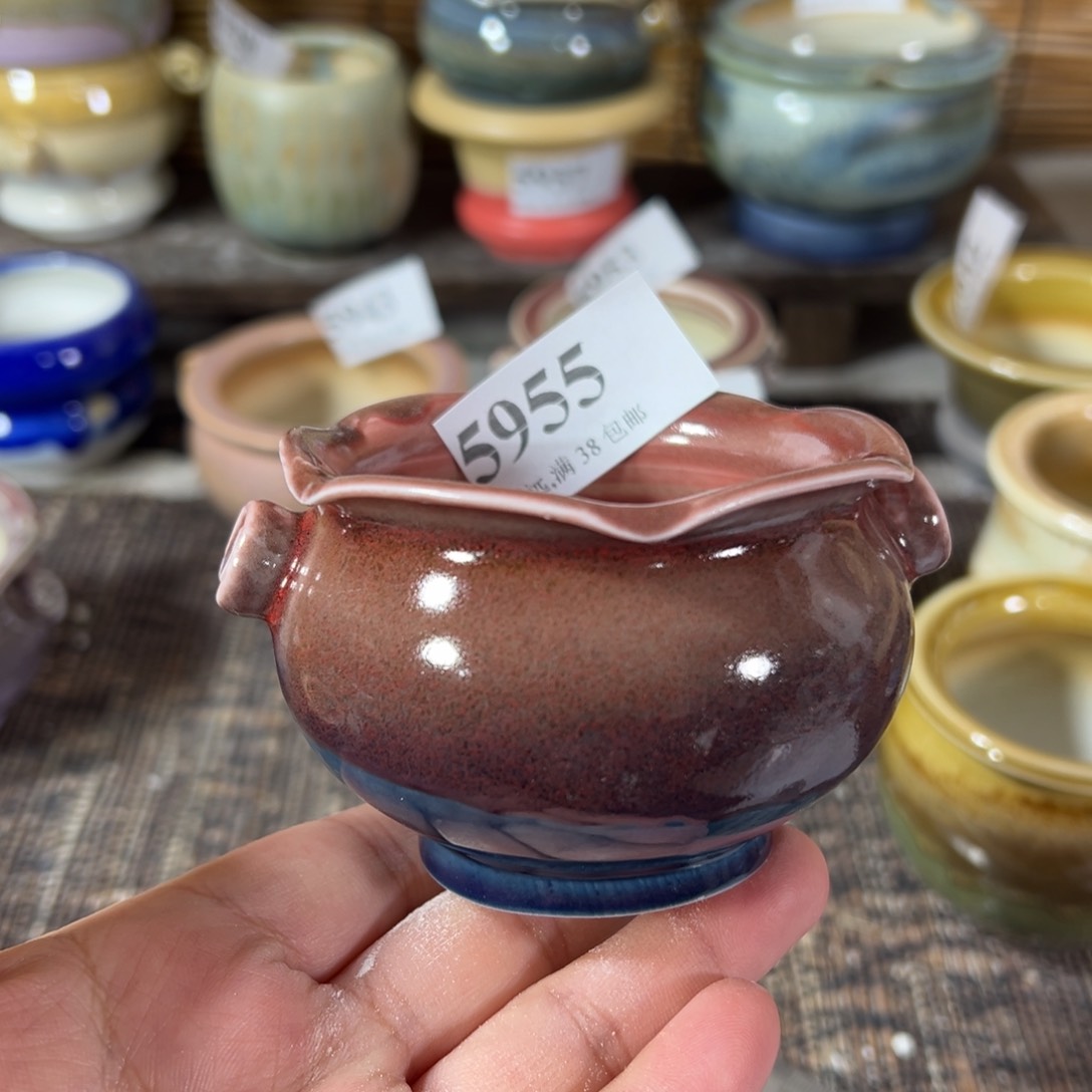 陶瓷景德镇手工花盆