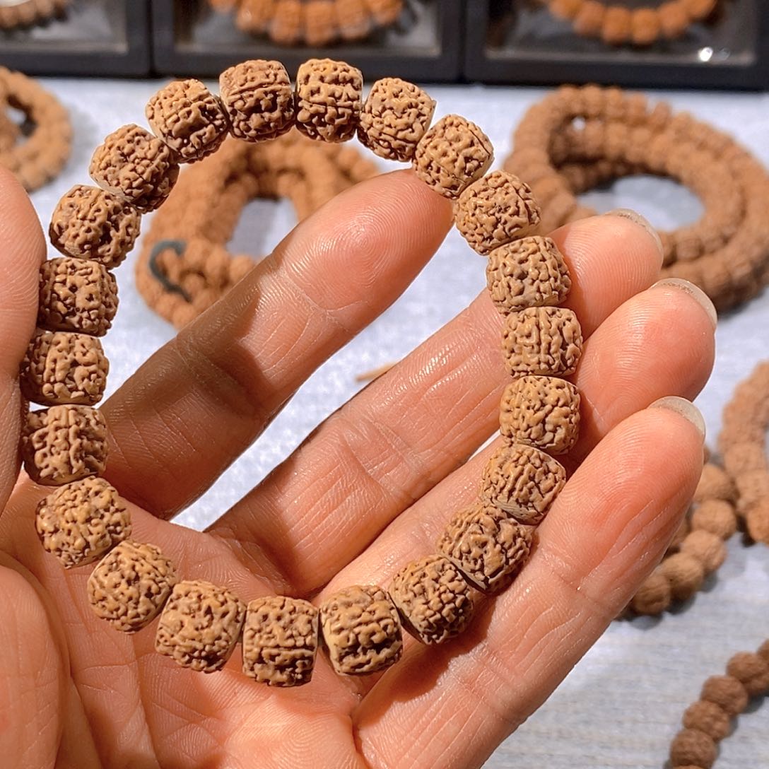 下***口吊坠金刚菩提麦穗盘龙单圈