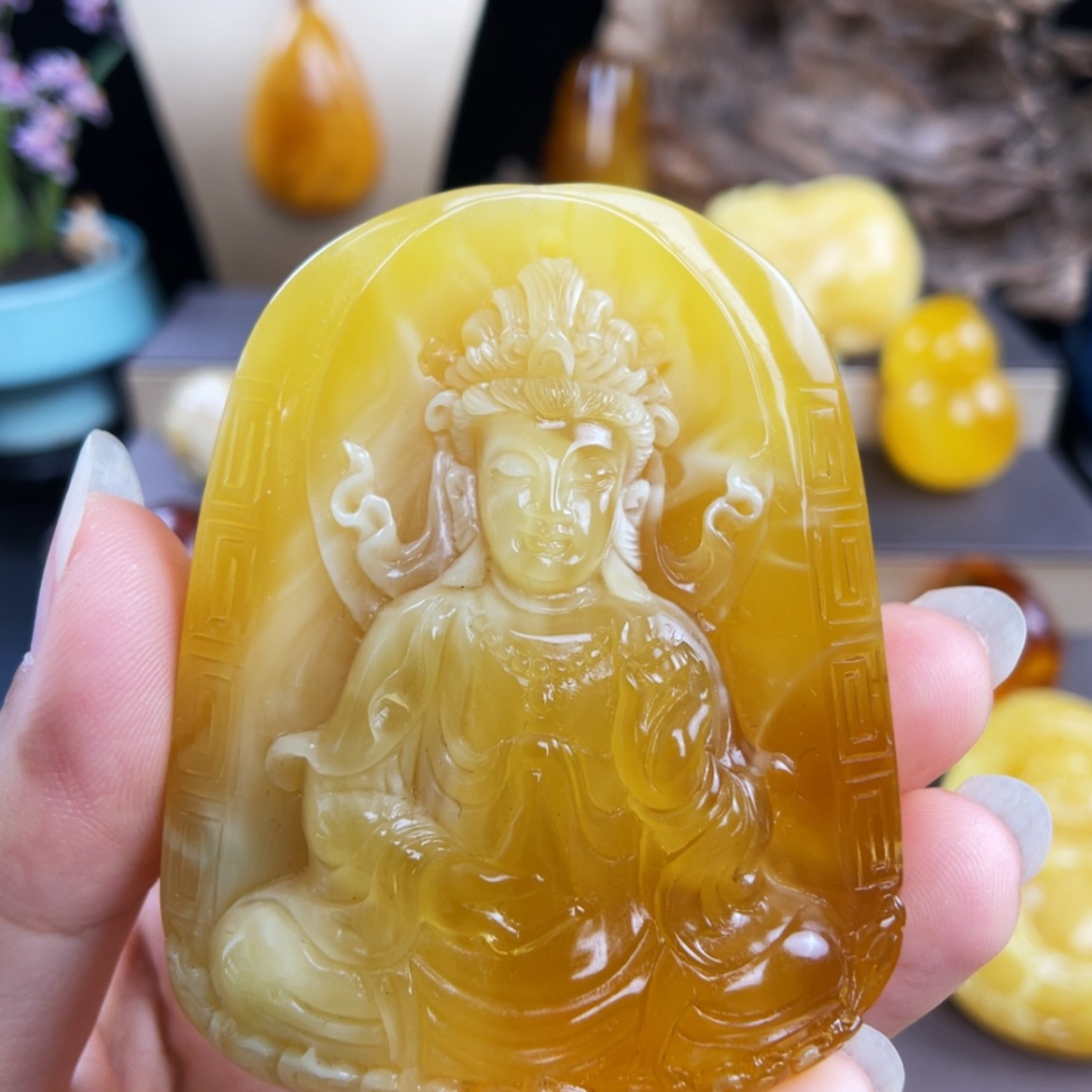 【闪购商品】琥珀珠宝奇石未镶嵌微瑕