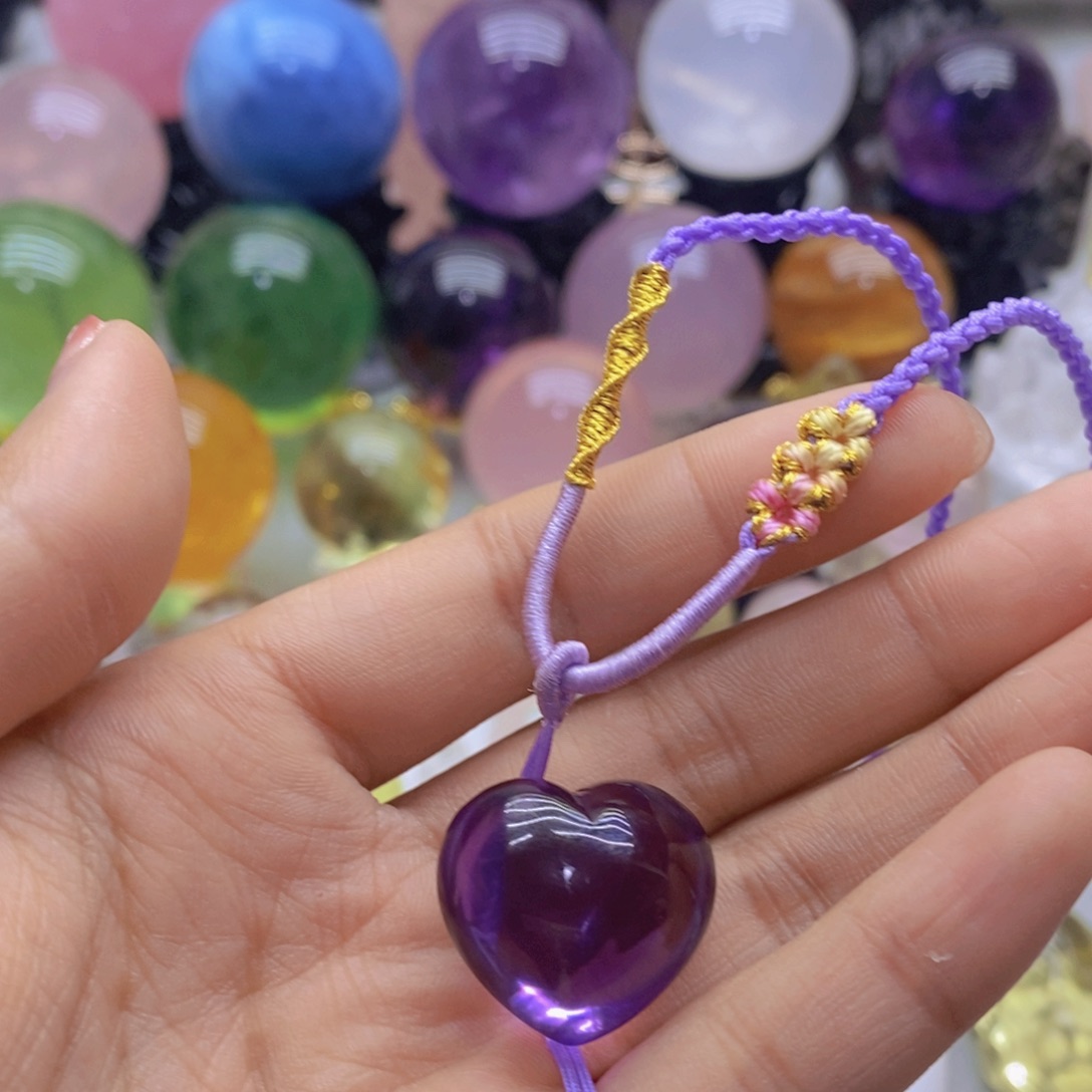 水晶摆件未镶嵌吊坠