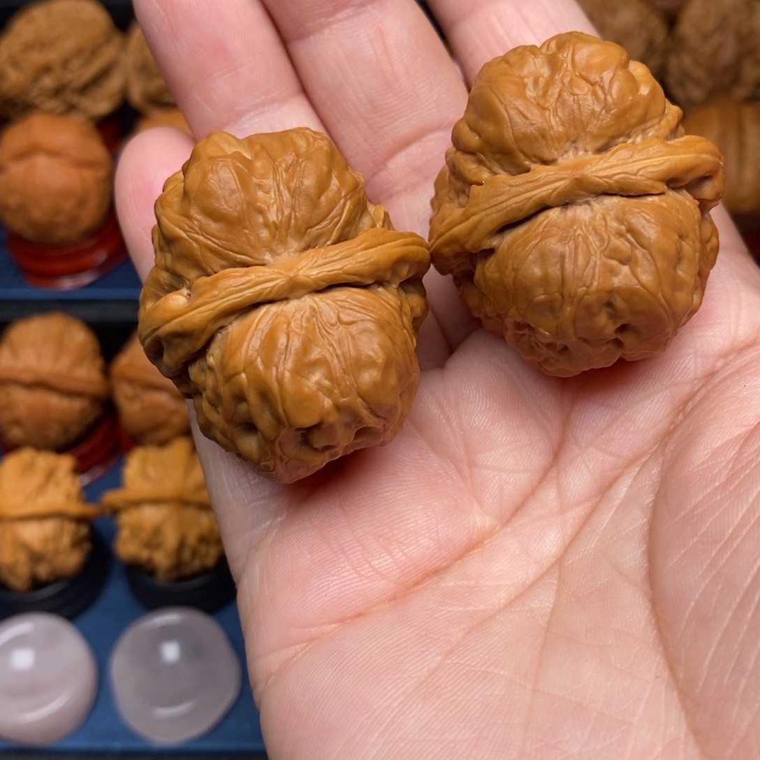 文玩核桃把件扶*子手捻