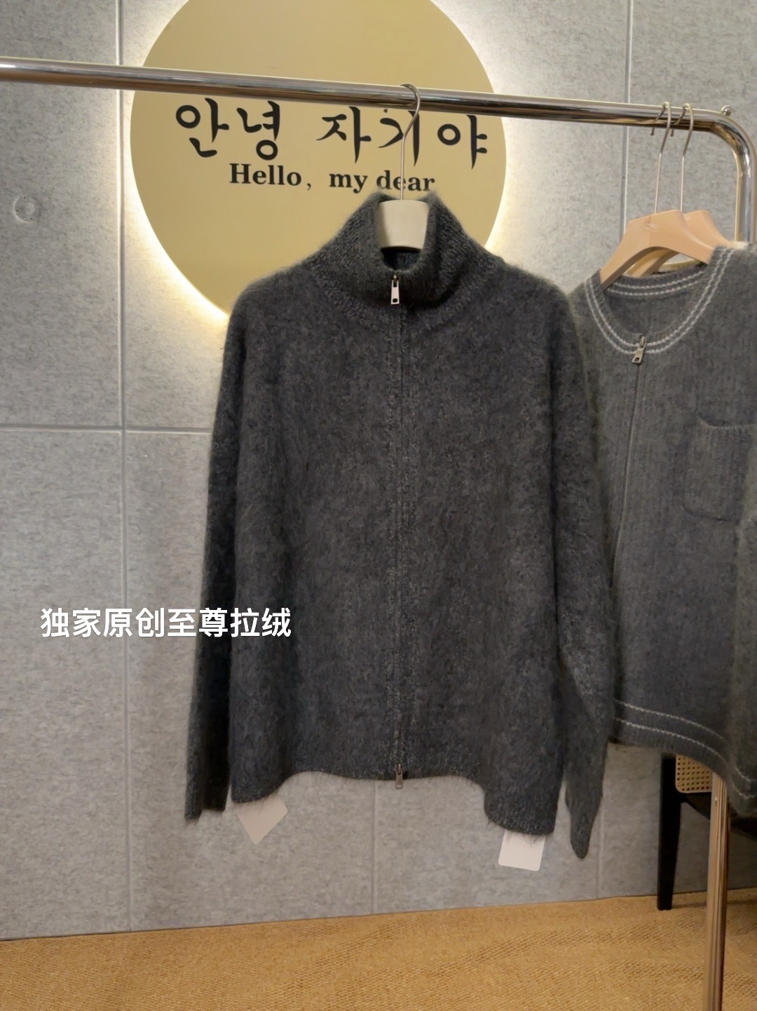 【鑫绒毛衣】羊绒衫常规针织纯色半高领立领女士短款百搭Y000-A241