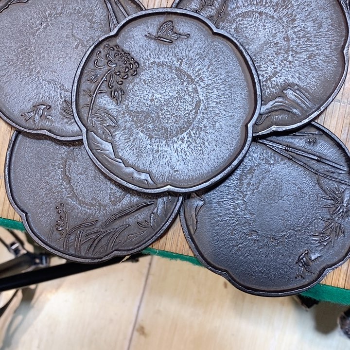 蜜安罐瓷香炉锡茶则?*哈