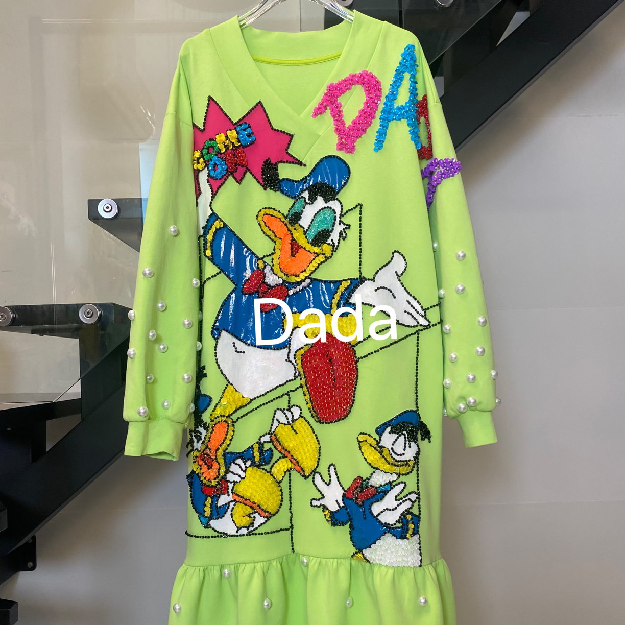 Dada设计款新款重工个性款休闲时尚百搭洋气宽松卫衣C15618