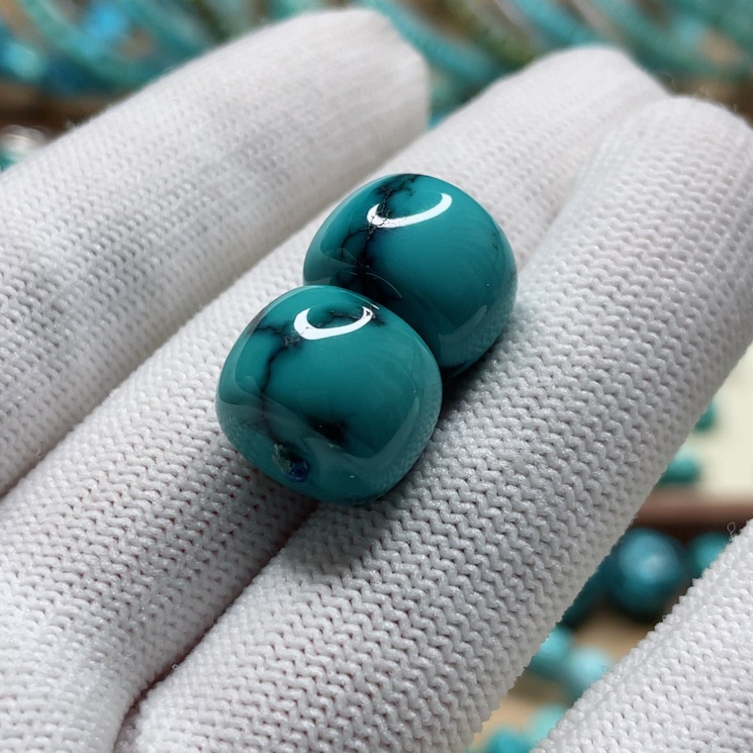 绿松石珠宝半成品未镶嵌