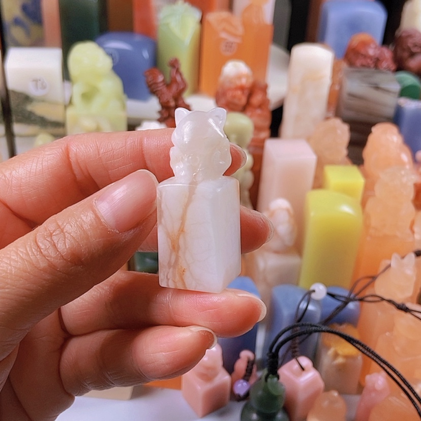 【闪购商品】老挝石青田石雕艺术品