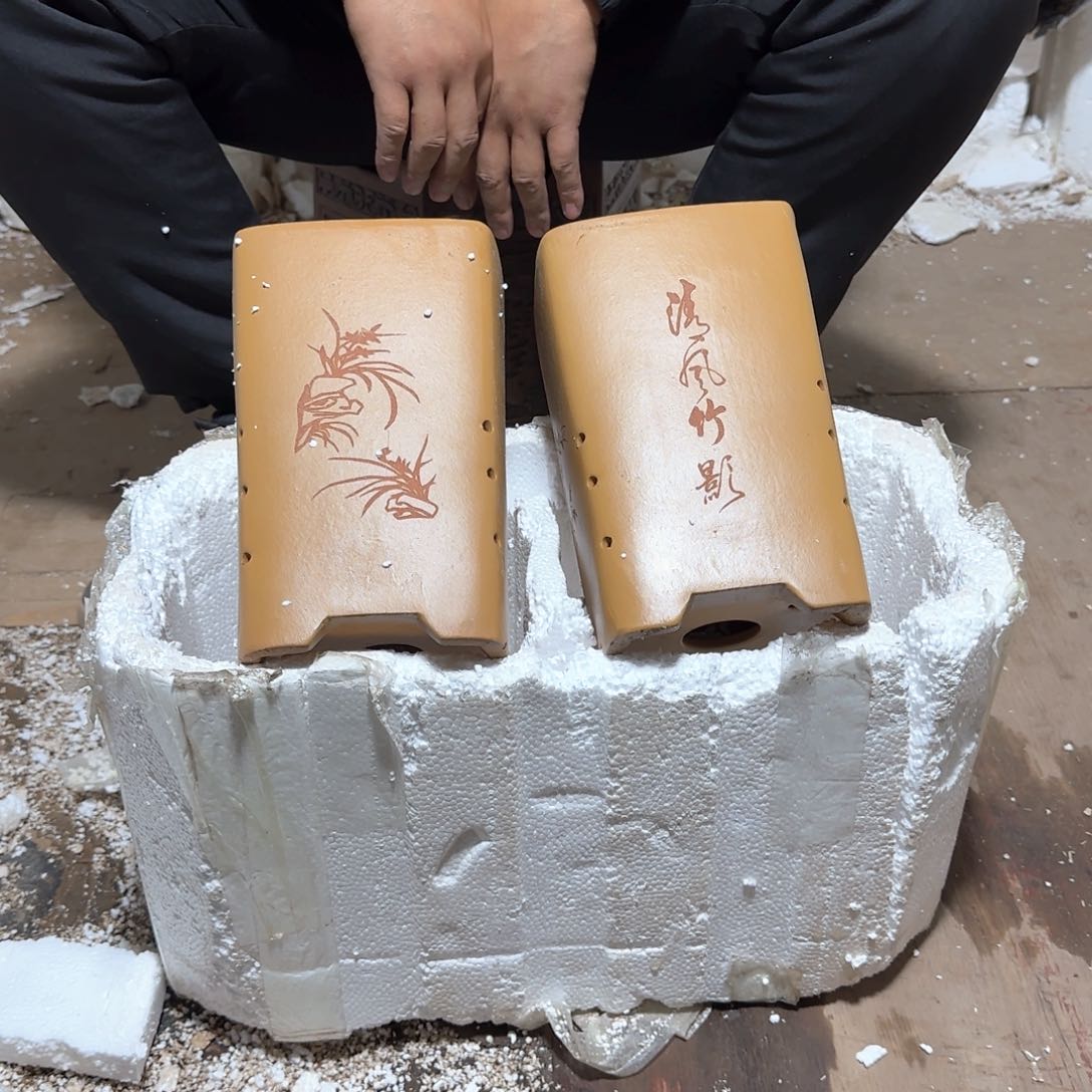 紫砂花盆口径14.22口径