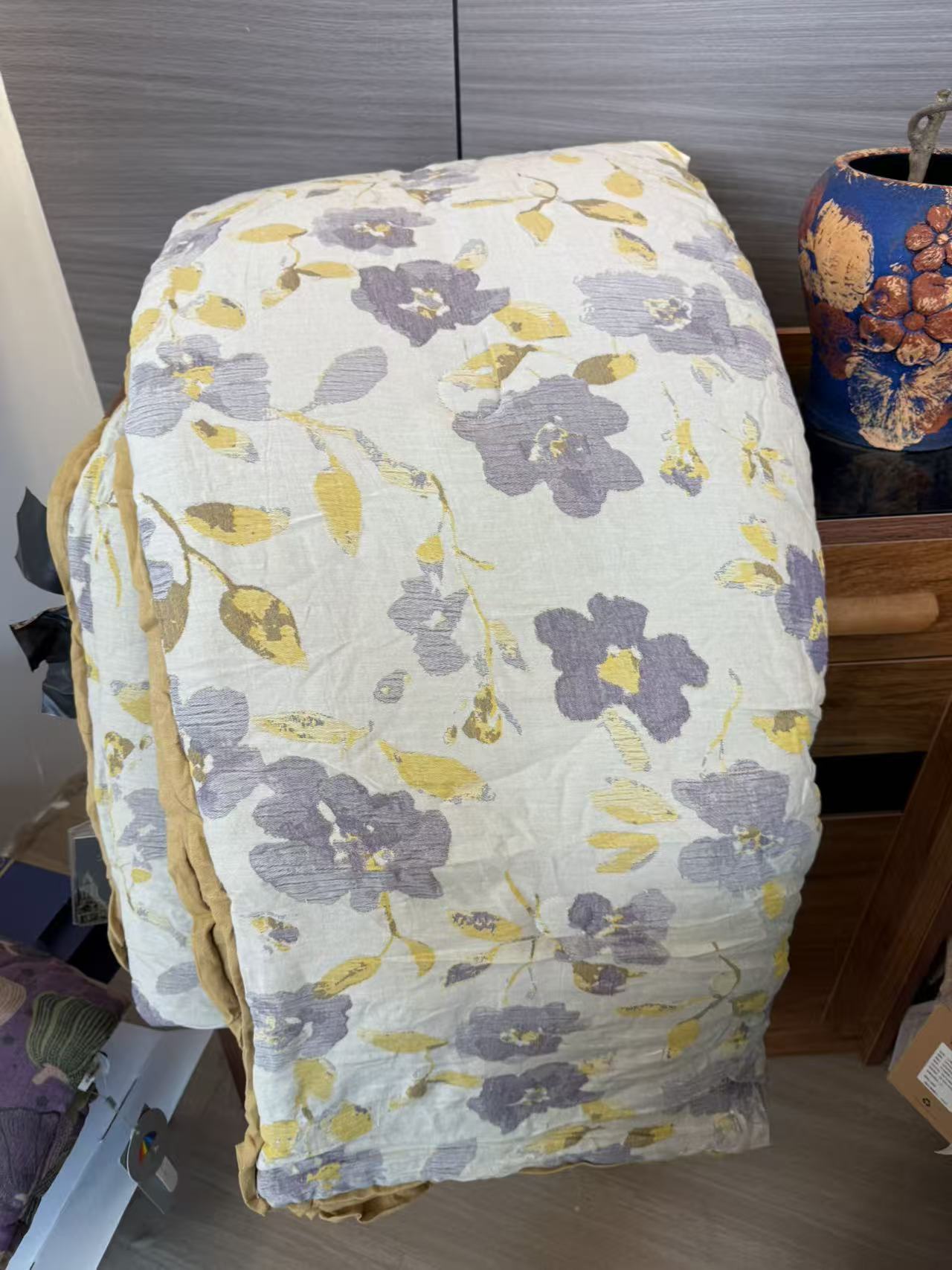 【DADONG· 浅夏紫菀被】200*230麻被轻奢多功能被可机洗
