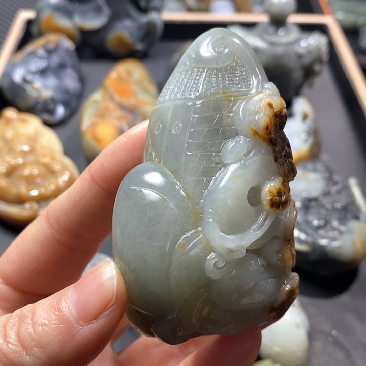 和田玉把件未镶嵌