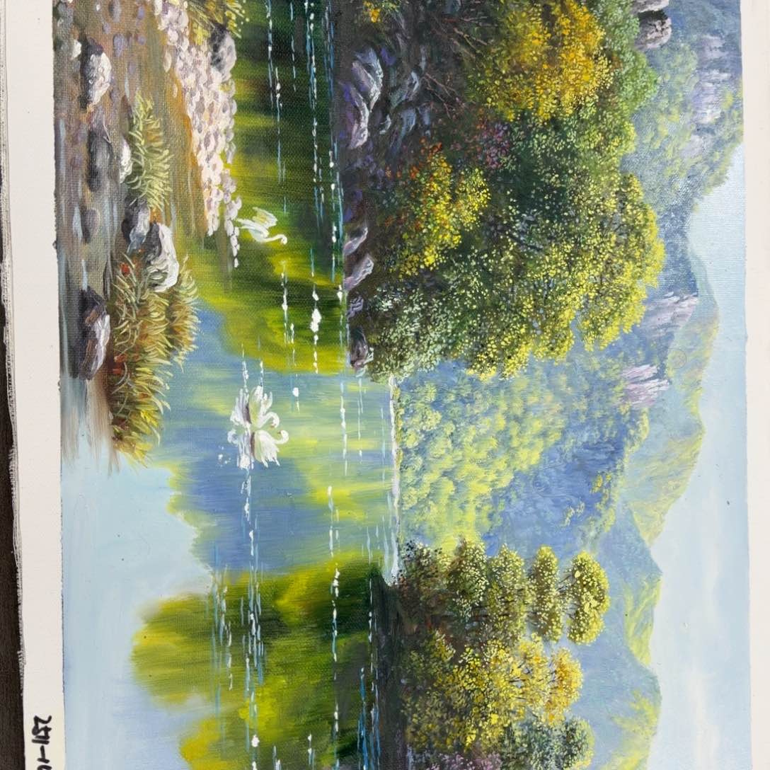 油画在哪呢我想问一下