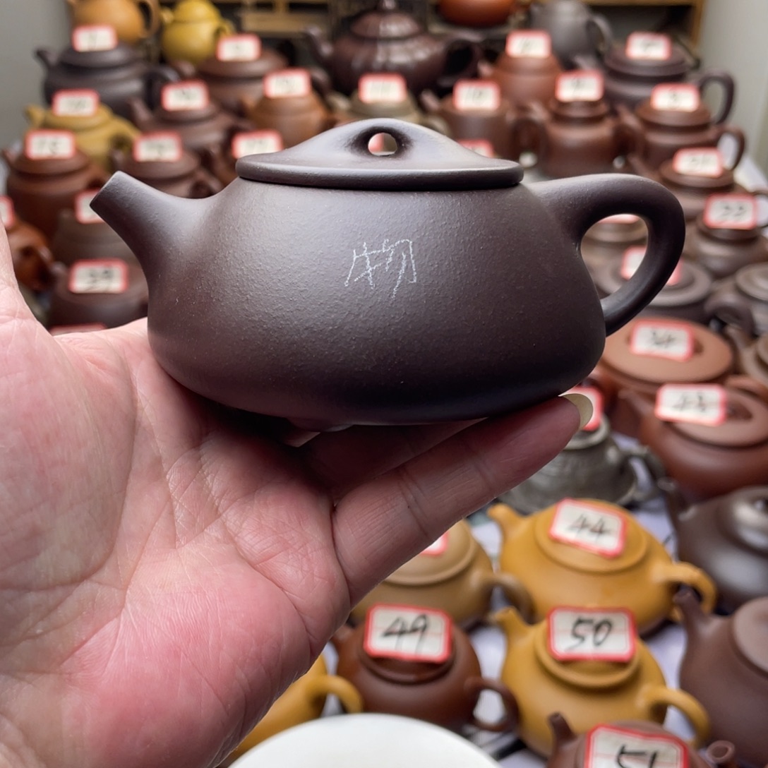 物***桶紫砂茶壶微瑕半手工