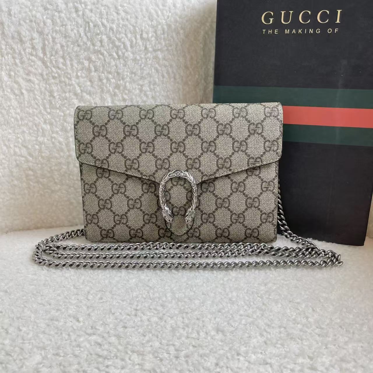 99新 GUCCI/古驰 老花酒神woc/94666962/12期/代卖服务