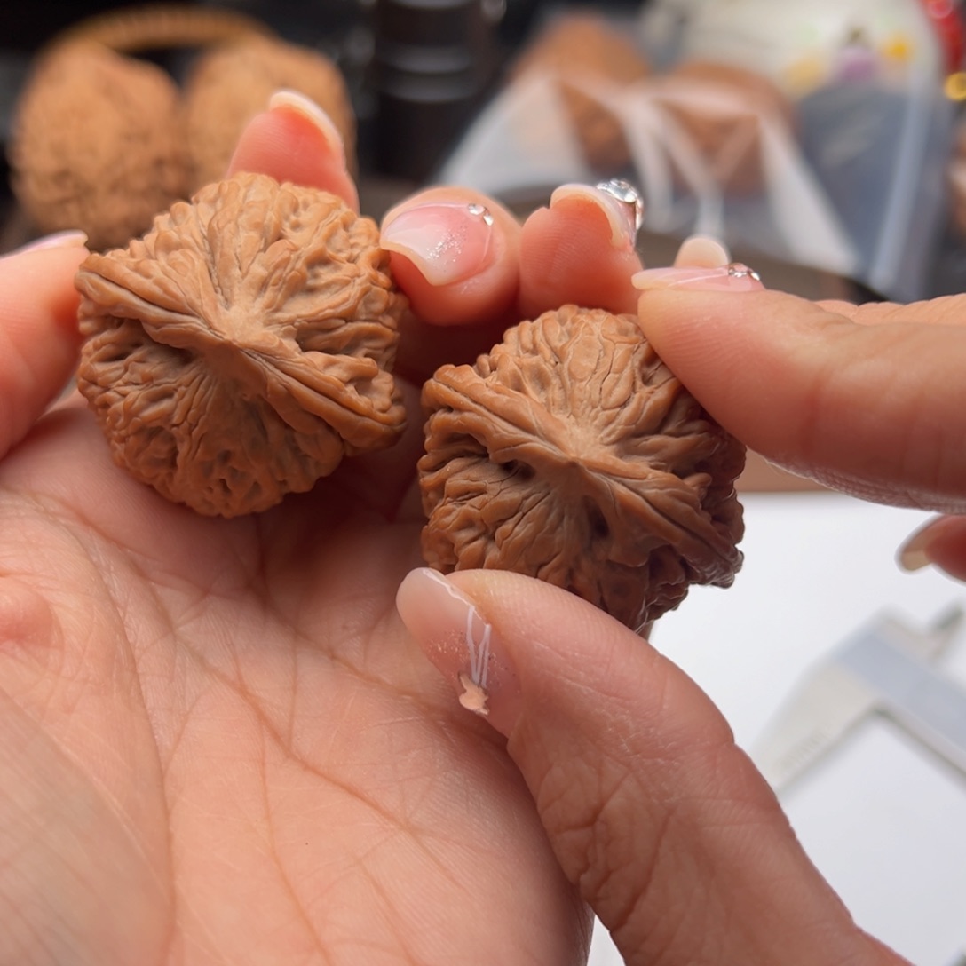 文玩核桃把件莲花36