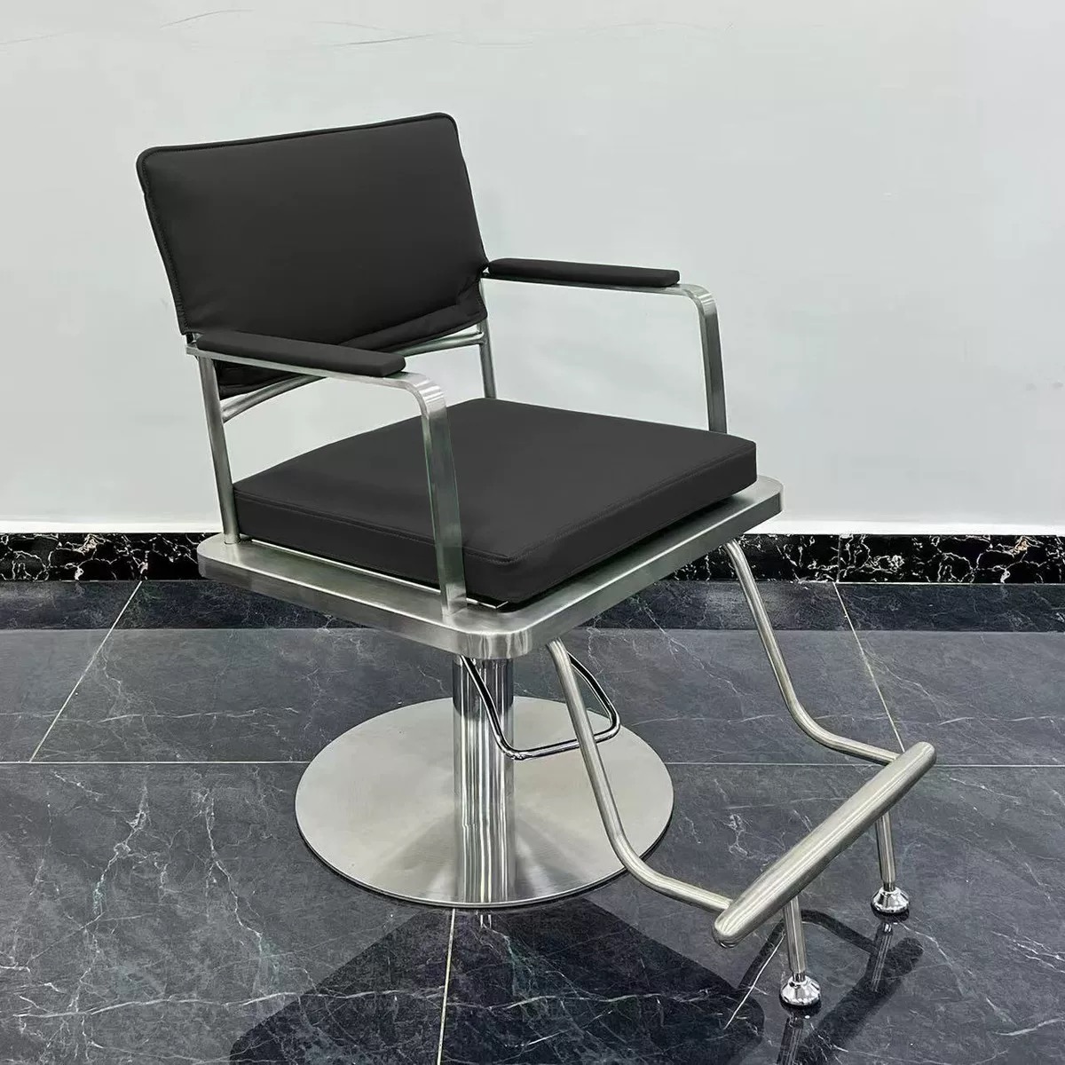 简约时尚理发椅美发店专用升降旋转剪发椅子