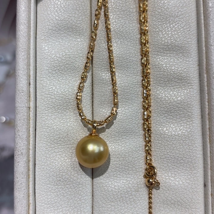 颈饰海水珍珠银S925镶嵌