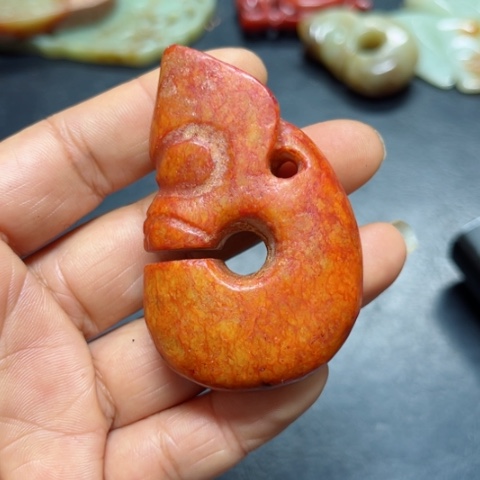 吊坠白玉菩提把件