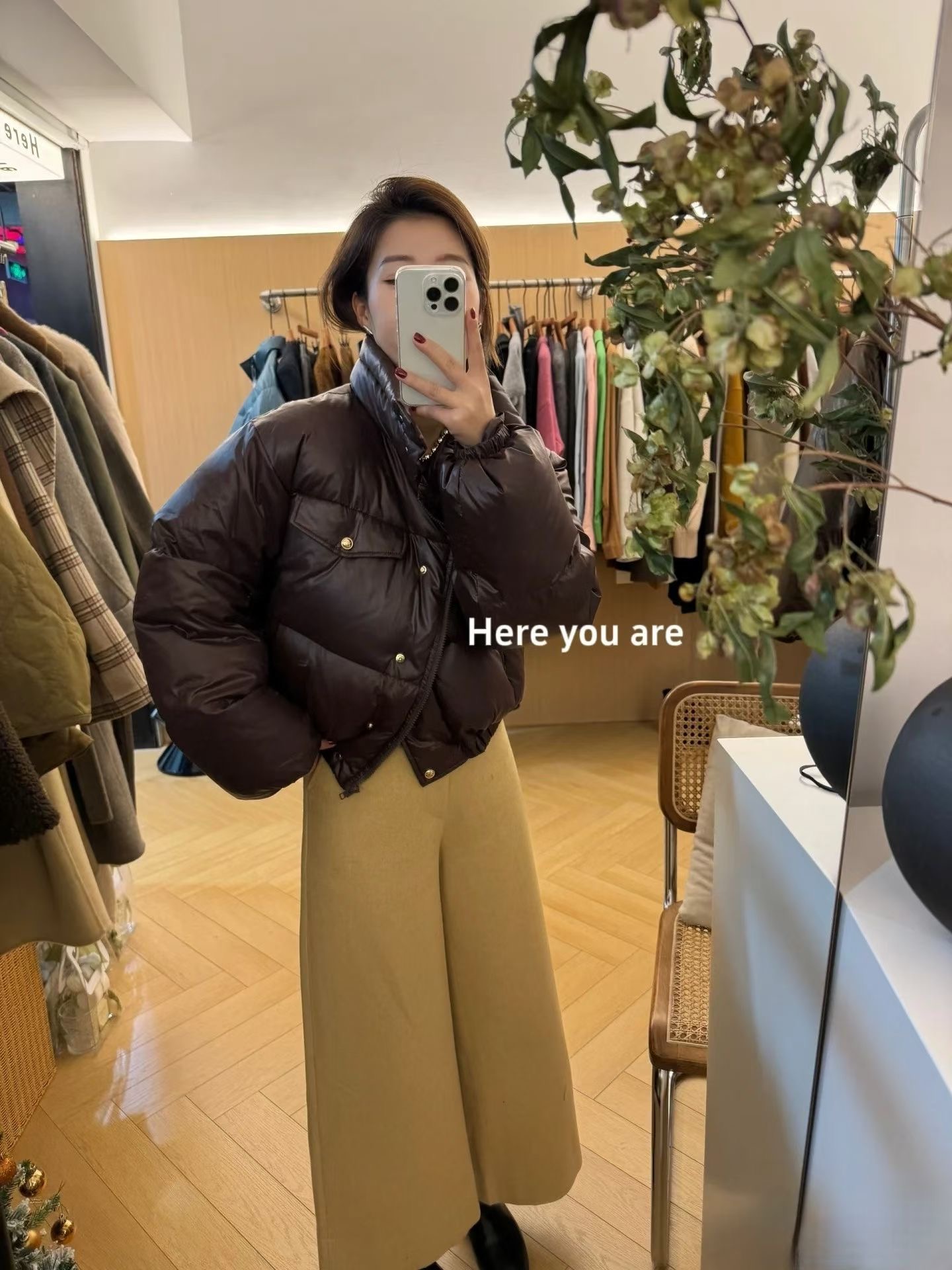 【只发新疆】肯豆风时尚短款羽绒服