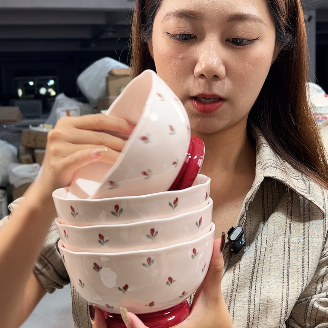 潮州微瑕陶瓷餐具5.5寸