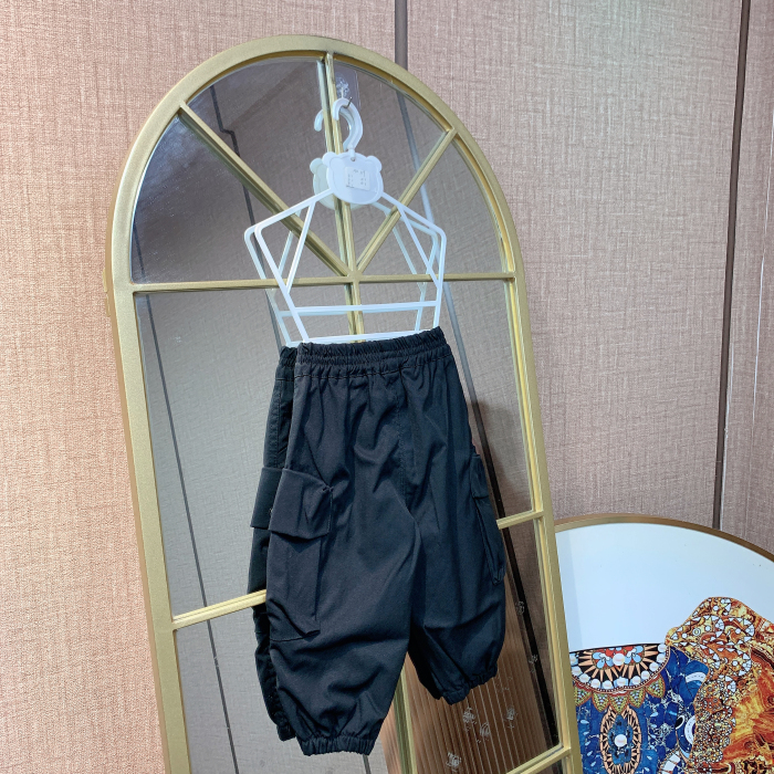 AD519   宝宝黑色工装长裤  秋款