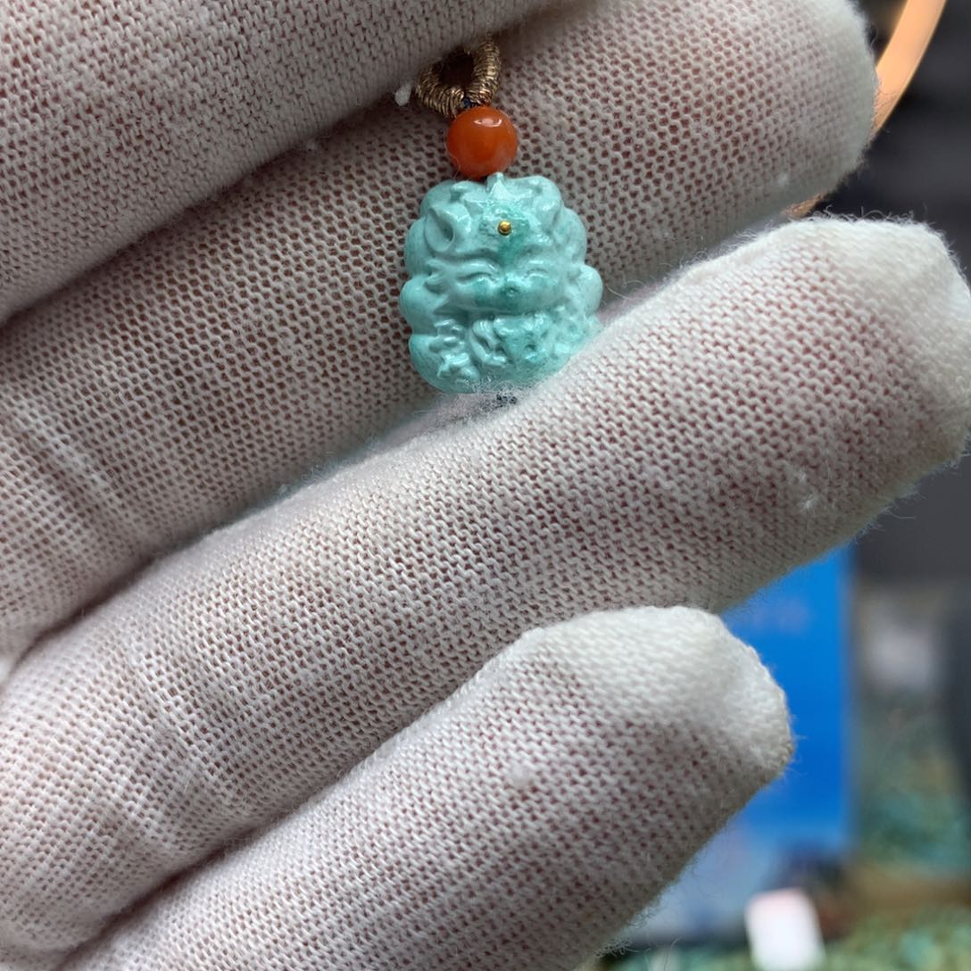 绿松石挂件未镶嵌