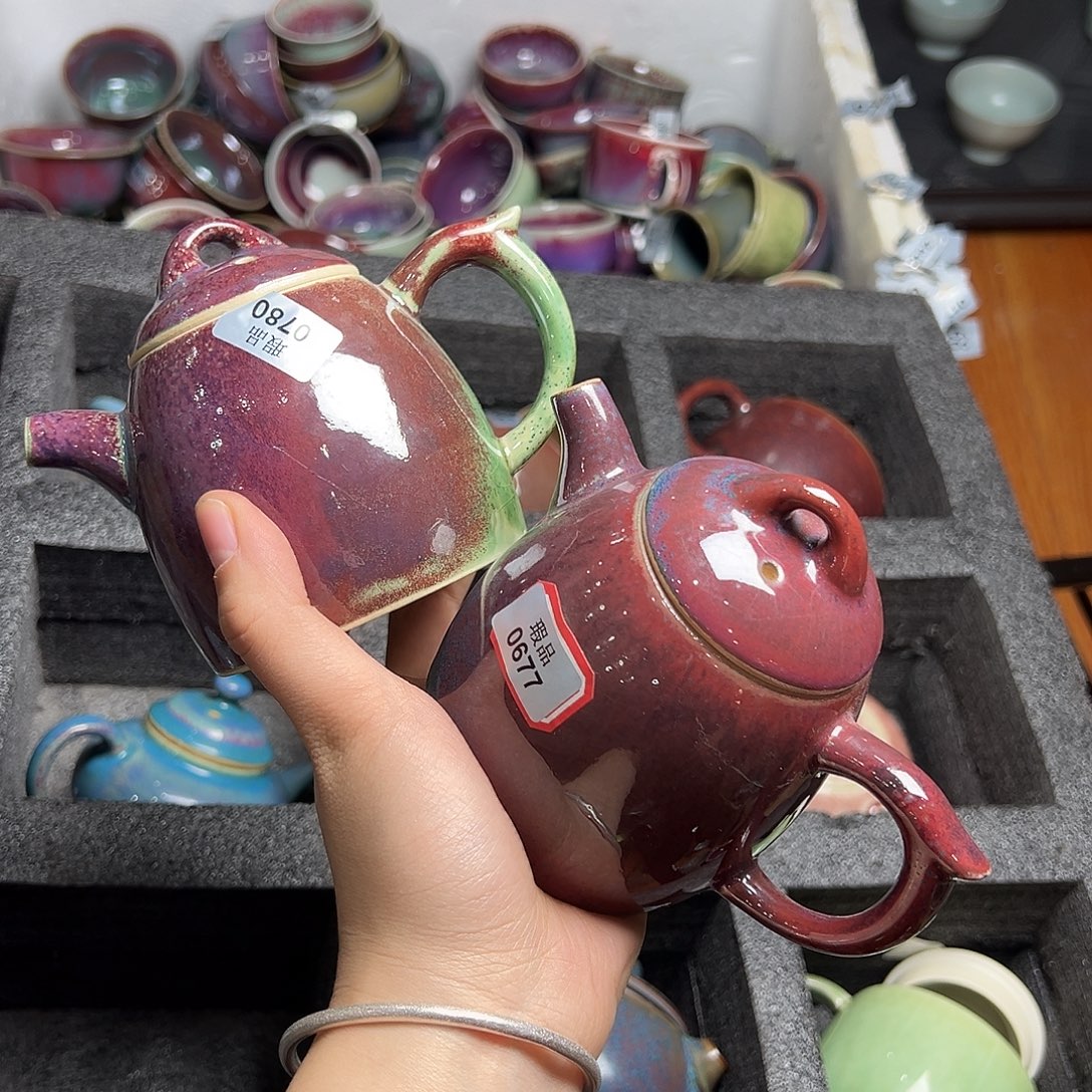 摆件陶窑口自销原矿钧瓷