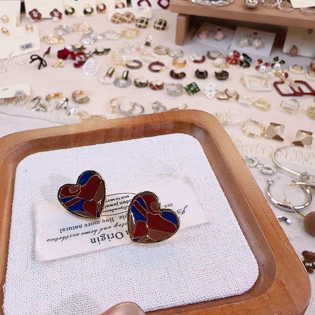 仿珍珠铜合金925银耳钉