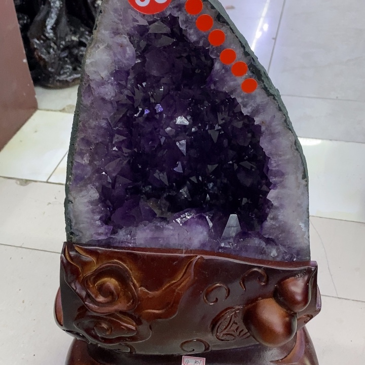 小葛摆件未镶嵌紫晶希*