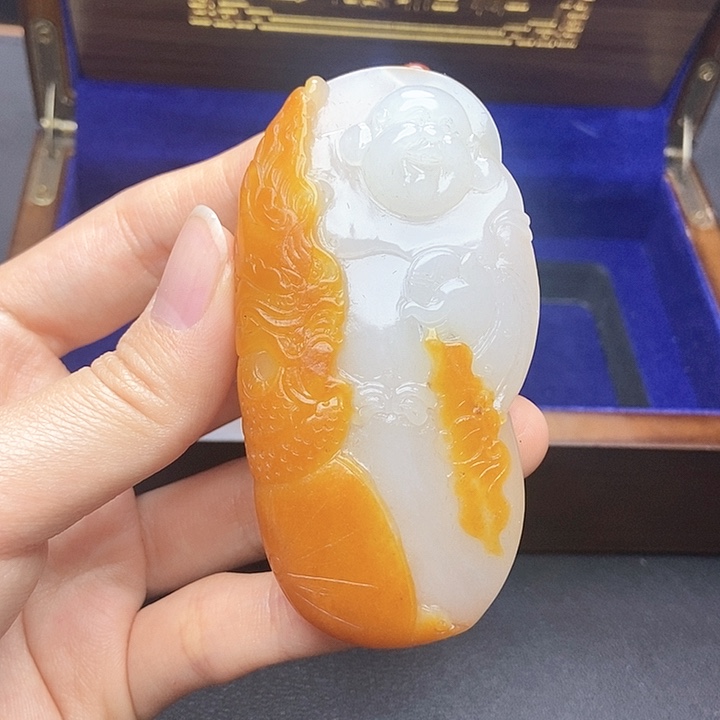 和田玉挂件未镶嵌N