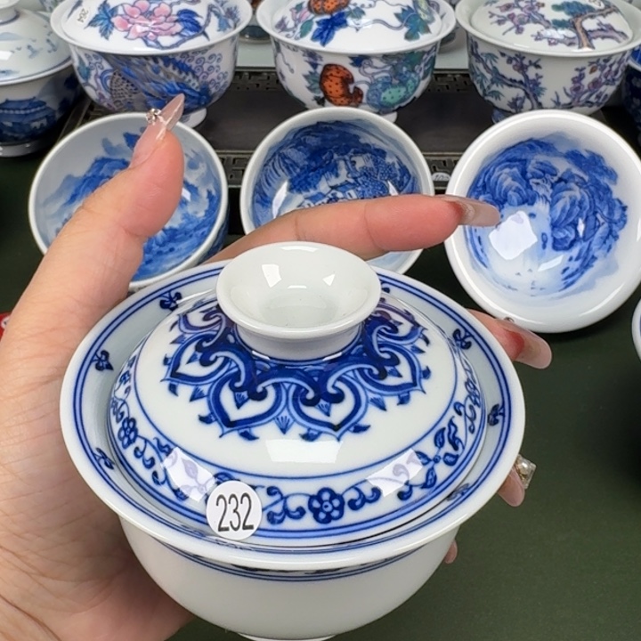 景德镇纯手工手绘茶器232