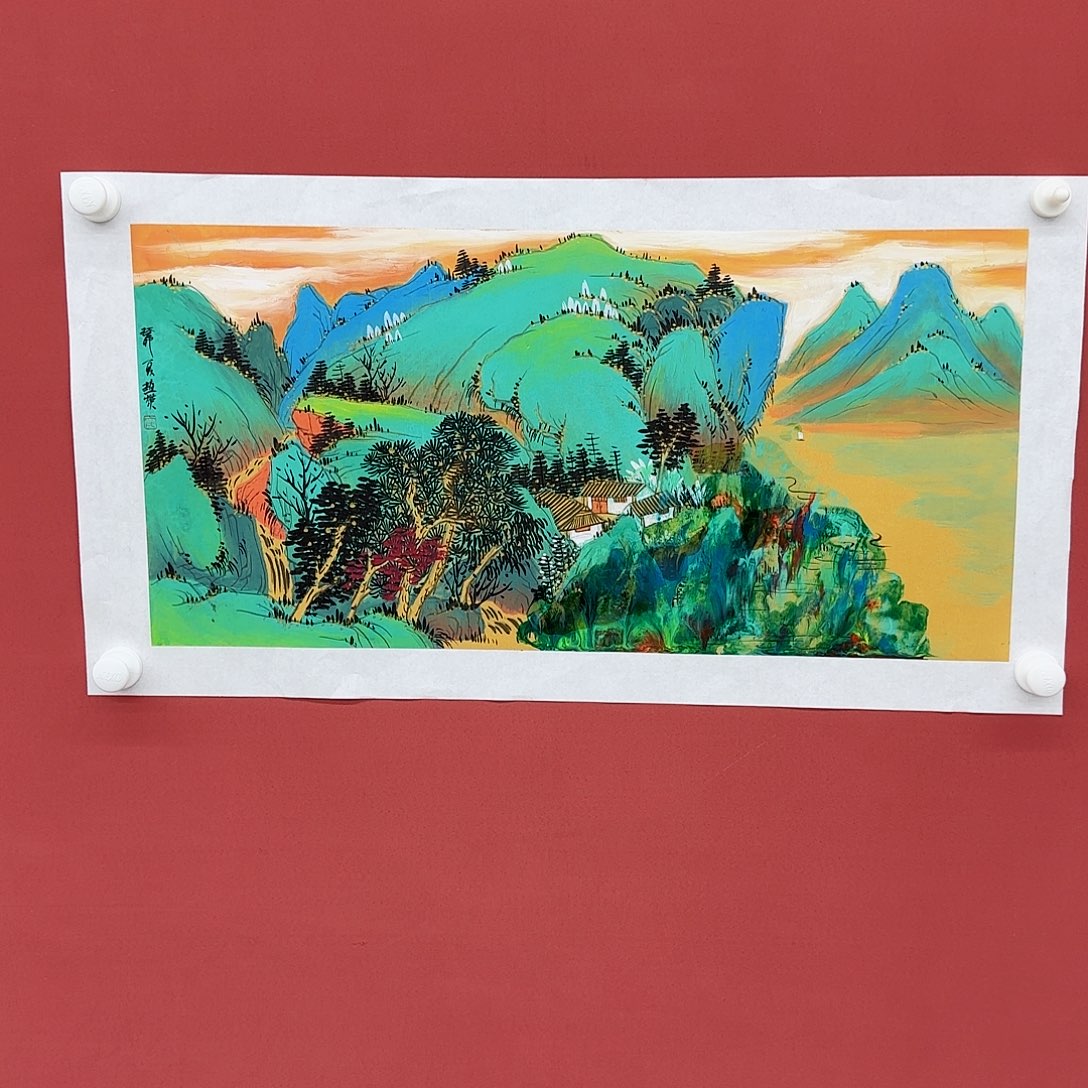 国画艺术家的作品