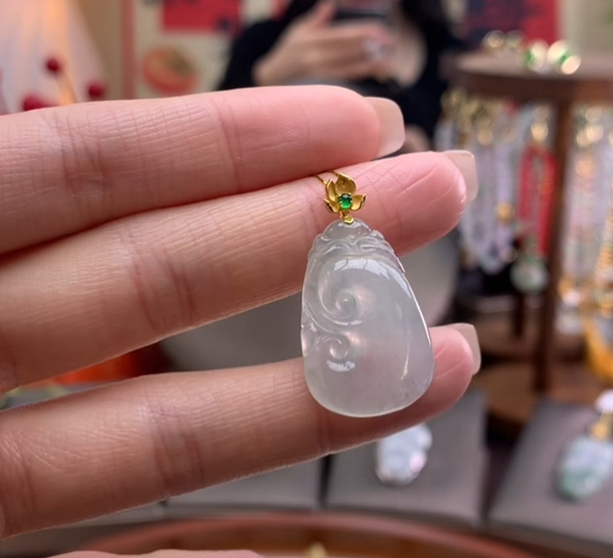 天然缅甸A货吊坠