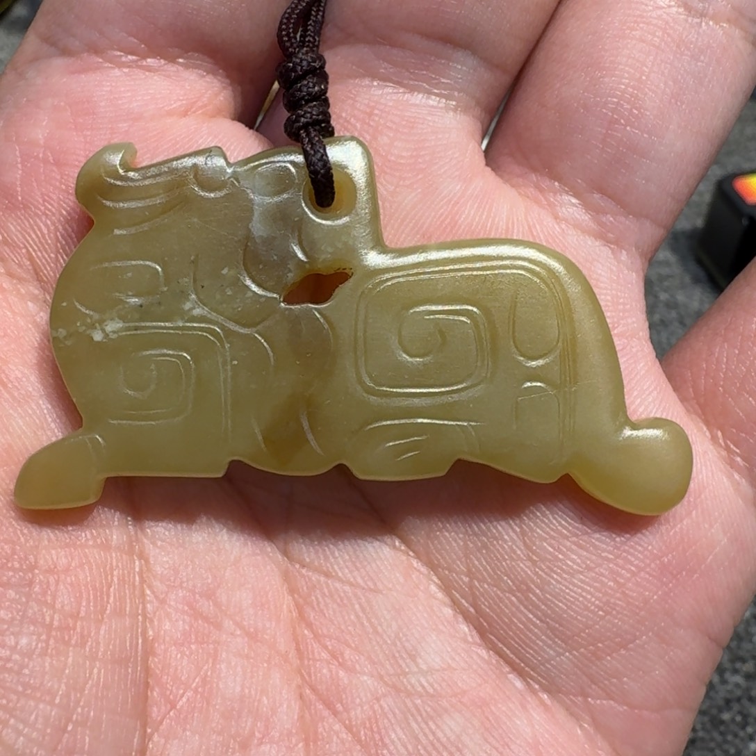 北***你和田玉未镶嵌挂件