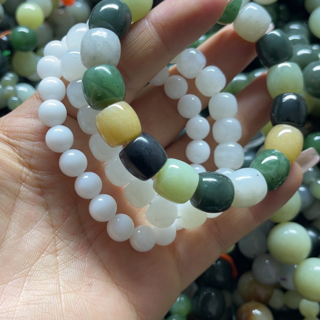 和田玉手链未镶嵌