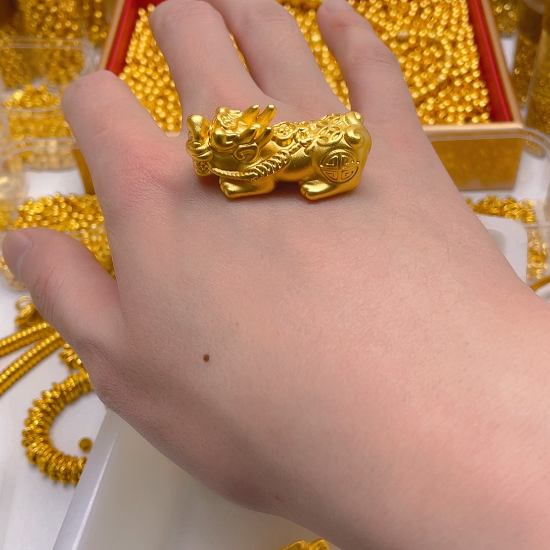 锆石铜合金新款高货5d大貔貅1颗