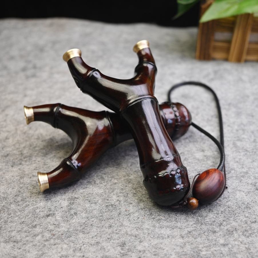 大叶紫檀高密紫檀快压竹节带绳（75.15左右）