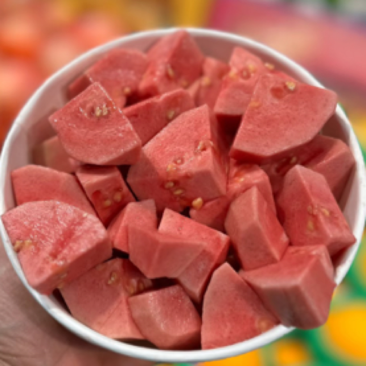 果切红心芭乐 切盒2个红心大果（约300克）