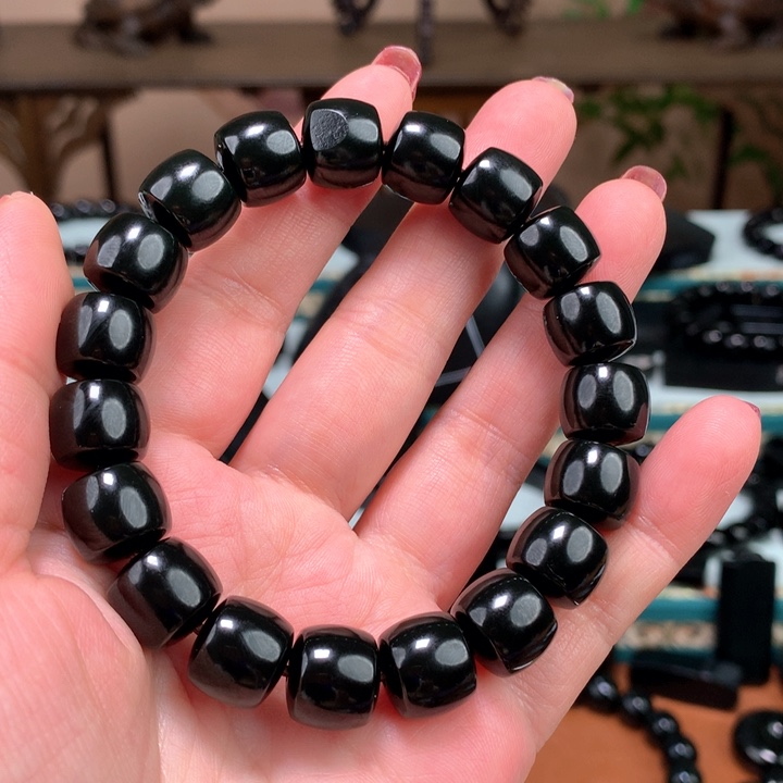 和田玉手链未镶嵌闲*