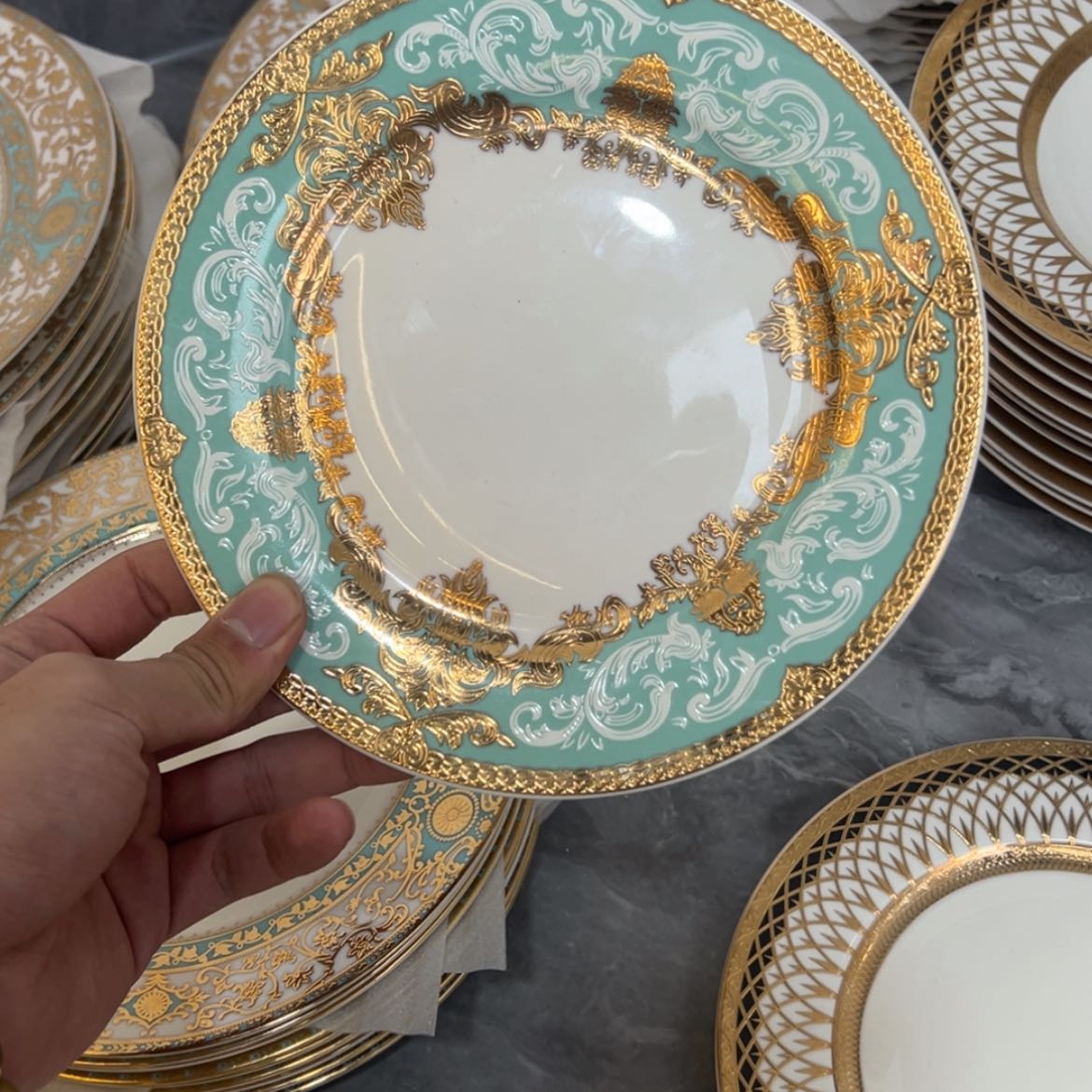 【闪购商品】瓷片7.5寸平盘两个一单尾单