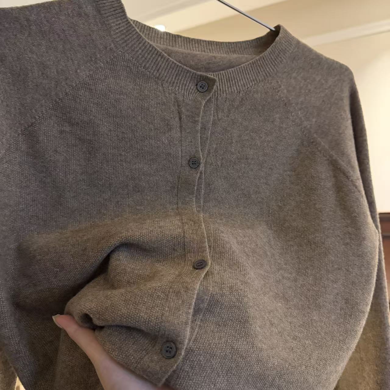 精梳纱罗布麻外贸版打底衫开衫