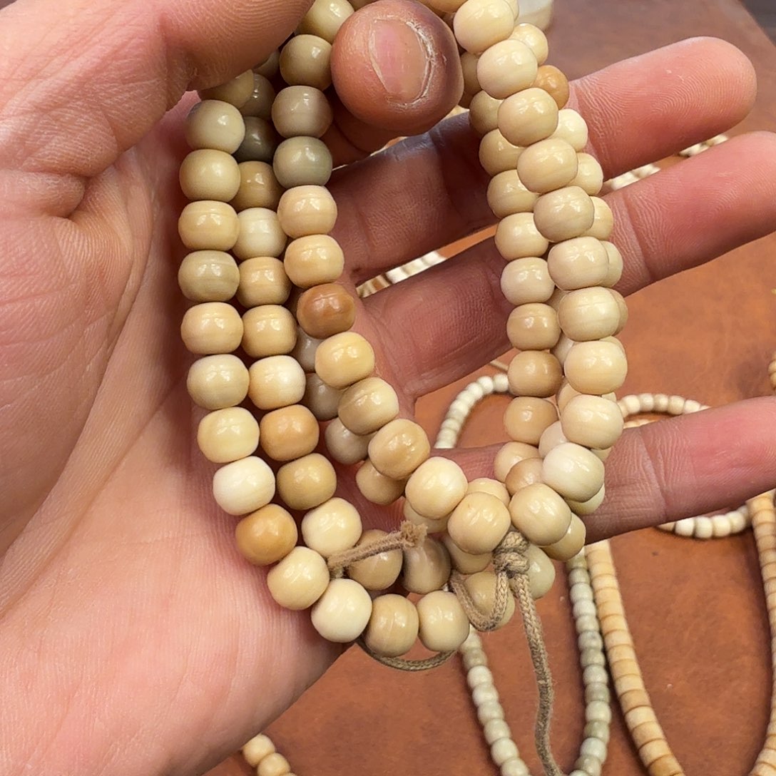 手串菩提根/象牙果龙脊菩提多宝官帽长串